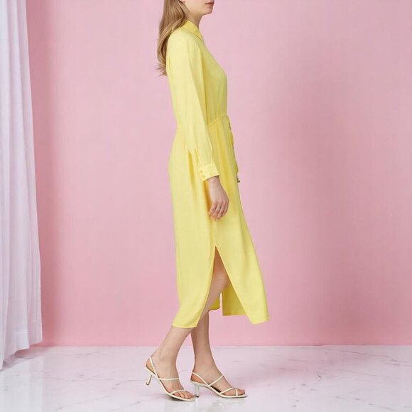 Sita Murt Yellow Shirt Dress Euro Size 38 US Size 6 - Picture 5 of 13